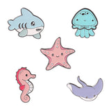 Toleet Animal Octopus Starfish Pins