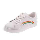 Toleet Rainbow white shoes