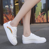 Toleet Rainbow white shoes