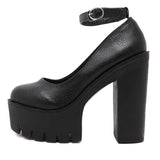 Toleet Thick-Heeled High Shoes