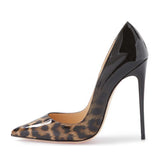 Toleet Leopard Print Shoes Gradient Pointy Toe Stiletto Heels Pumps