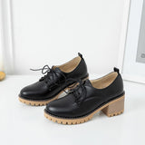 Toleet Leather Autumn Single Shoes