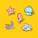 Toleet Animal Octopus Starfish Pins