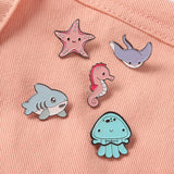 Toleet Animal Octopus Starfish Pins