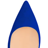 Toleet Women's Royal Blue Pointed Toe Office Stiletto Heel Pumps Shoes