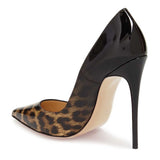 Toleet Leopard Print Shoes Gradient Pointy Toe Stiletto Heels Pumps