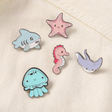 Toleet Animal Octopus Starfish Pins