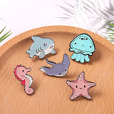 Toleet Animal Octopus Starfish Pins