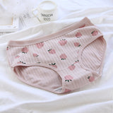 Toleet Cute Strawberry Lattice Panties