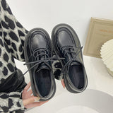 Toleet Lace Student Single Shoes Winter