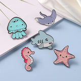 Toleet Animal Octopus Starfish Pins