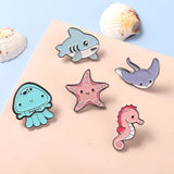 Toleet Animal Octopus Starfish Pins