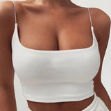 Toleet-Womens Summer Camis Tanks Tops Sleeveless Cotton Bustier Unpadded Bandeau Bra Vest Crop Top Seamless Tees