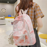 Toleet  Fashion Waterproof Shoulder Girl School Bag Large Capacity Travel Women Portable Backpack Cute Teenager Student Laptop Schoolbag