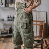 Toleet 90s fashion men American Retro Overalls Men's and Women's Loose Casual Ameikaji Vintage Jumpsuit Suspender Pants C