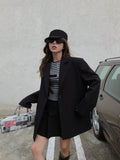 90s fashion 2pcs Suit Women's Street Style Red Old Money Style Profile Jacket Women's Autumn 