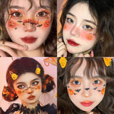 Halloween Children's Makeup Facial Stickers Cartoon Funny Personality Facial Tattoo Stickers Party Style Stickers