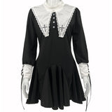 Halloween Women's Outfit Idea Nun Costume Lolita Soft Sister Nun Costume Dress