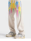 90s fashion men Casual Sweatpants Autumn Trendy Loose Straight Pants