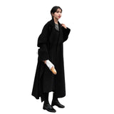 2024 fall fashion trends Woolen Coat for Women Winter Thickened Hepburn Style Super Long Overknee Ankle Loose Retro Popular Woolen Coat