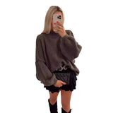 fall outfits women Women's 2024 Spring and Autumn New Elegant round Neck Simple Fashion Style Thin Sweater