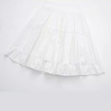 dress Women's Spring Women's New Party Dress White Wrapped Chest Lace Dress