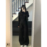 business casual outfits Suit Women's 2024 Autumn New High-Grade Lantern Sleeve Shirt Design Top High Waist Slimming Suit Trousers