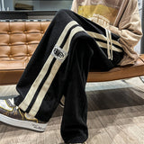 streetwear men outfits Spring Men's Casual Pants Loose Straight American High Street Vibe Fashion Brand High Street Wide Leg Pants Trousers