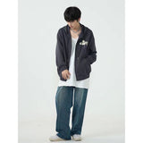 90s fashion men High-End Distressed American Jeans Fashionable Ins High Street Men's Street Ruffle Handsome Pants