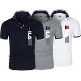 TOLEET-2023 Summer New Men's Lapel Anti-pillin Polo Shirt Embroidered Short Sleeve Casual Business Fashion Slim Fit Polo Shirt for Men