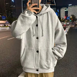 TOLEET-New Men's Hoodies Kpop Style Streetwear Pockets Sweatshirts Men Casual Harajuku Men clothing pullover Loose Hoodies Men 2020