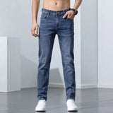 TOLEET-New Men's Stretch Skinny Jeans New Spring Fashion Casual Cotton Denim Slim Fit Pants Male Trousers