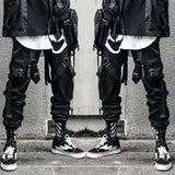 Toleet- Men's Dark Tide Loose Trend Ins Fashion Hip-hop High Street Cargo Pants Leggings Straight Safari Style Overalls New