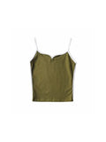 Toleet-Black crop top summer sexy tops women 2024 spaghetti strap top casual v neck camis knit sleeveless cami top army green cami gray