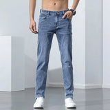 TOLEET-New Men's Stretch Skinny Jeans New Spring Fashion Casual Cotton Denim Slim Fit Pants Male Trousers