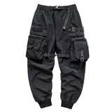 Toleet- Autumn Spring New Men's Tactical Safari Style Cargo Pants Dark Overalls Tide Fashion Loose Casual Pockets Techwear