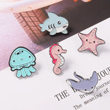 Toleet Animal Octopus Starfish Pins