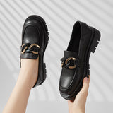 Toleet Leather Shoes College Style