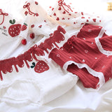 Toleet Cute Strawberry Love Panties