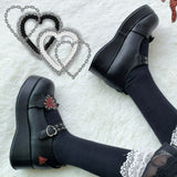 Toleet Kawaii Cute Heart Platform Shoes