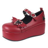 Toleet Kawaii Cute Heart Platform Shoes