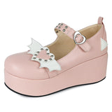 Toleet Kawaii Cute Heart Platform Shoes