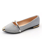 Vstacam Bling Style Women Flats 2023 Spring Summer Flat Shoes Woman Pointed Toe Slip On Fashion Loafers Female Casual Lazy Shoe Footwear Vstacam