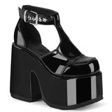 2023 Platform Round Toe high-heeled Buckle Strap Punk Cool Goth women's Sandals Cutout Thick Heel Summer Shoes Vstacam