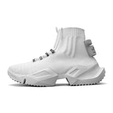 Super Light Breathable Sock Sneakers High-Top Fashion Sports Men Shoes Slip-On Chunky Daddy Shoes High Quality Non-Slip Platform Vstacam