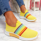 Toleet 2023 New Fashion Women Sneakers Rainbow Color Handmade Mesh Vulcanize Leisure Shoes Low-Top Summer Casual Ladies Shoes Girl Plus