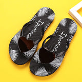 Women Love Heart-shape Design Flip-Flops Beach Slippers   Summer Women Sandals Non-Slip Ladies Holiday Outdoor Slides Flat Shoes Vstacam